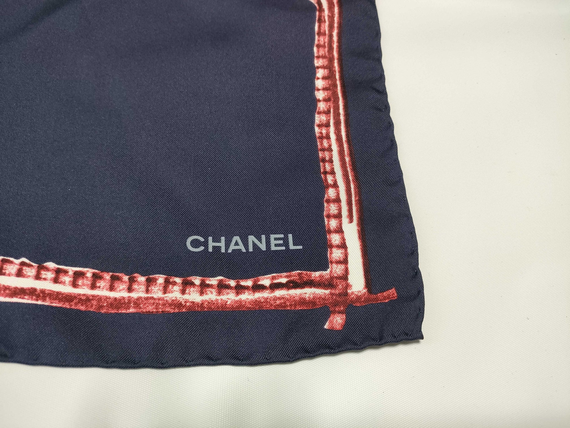 CHANEL Camellia Camellia/Coco Scarf
