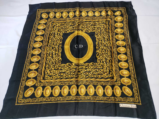 Dior accessory pattern scarf