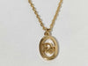 Dior Logo Necklace Gold Necklace