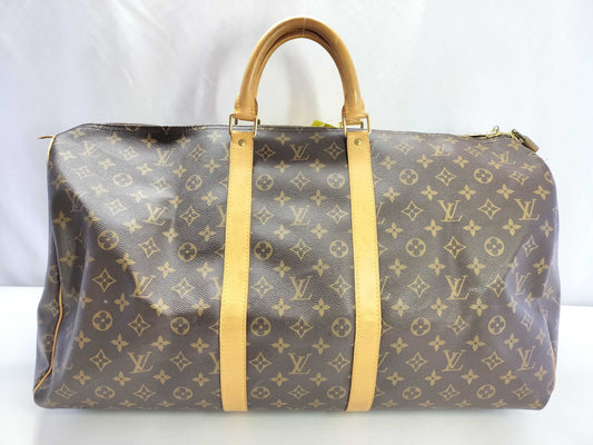 LOUIS VUITTON Monogram M41424 Keepall 55 Boston Bag