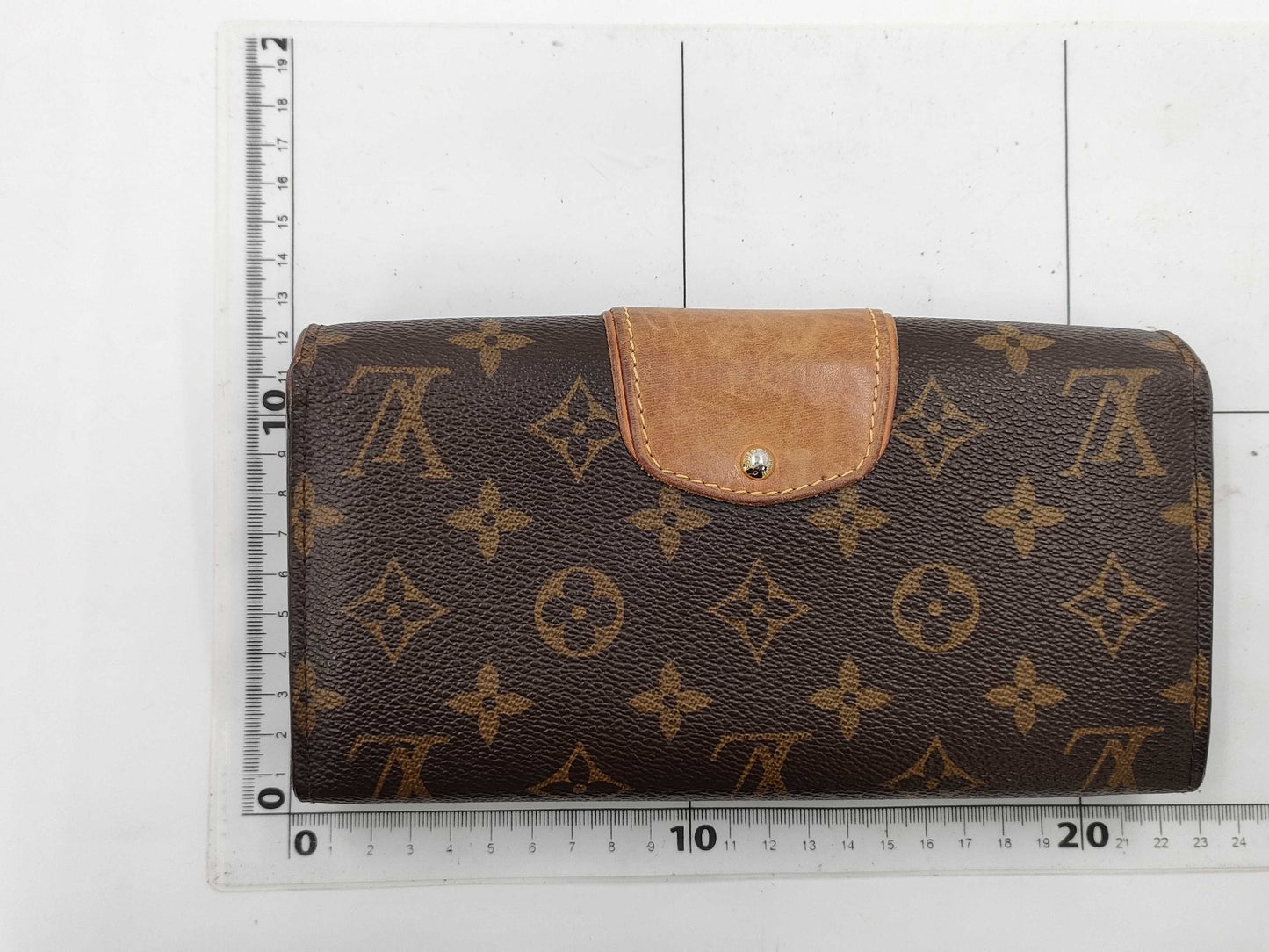 LOUIS VUITTON Monogram Porte-Feuille Boesi Turnlock Long Wallet Wallet