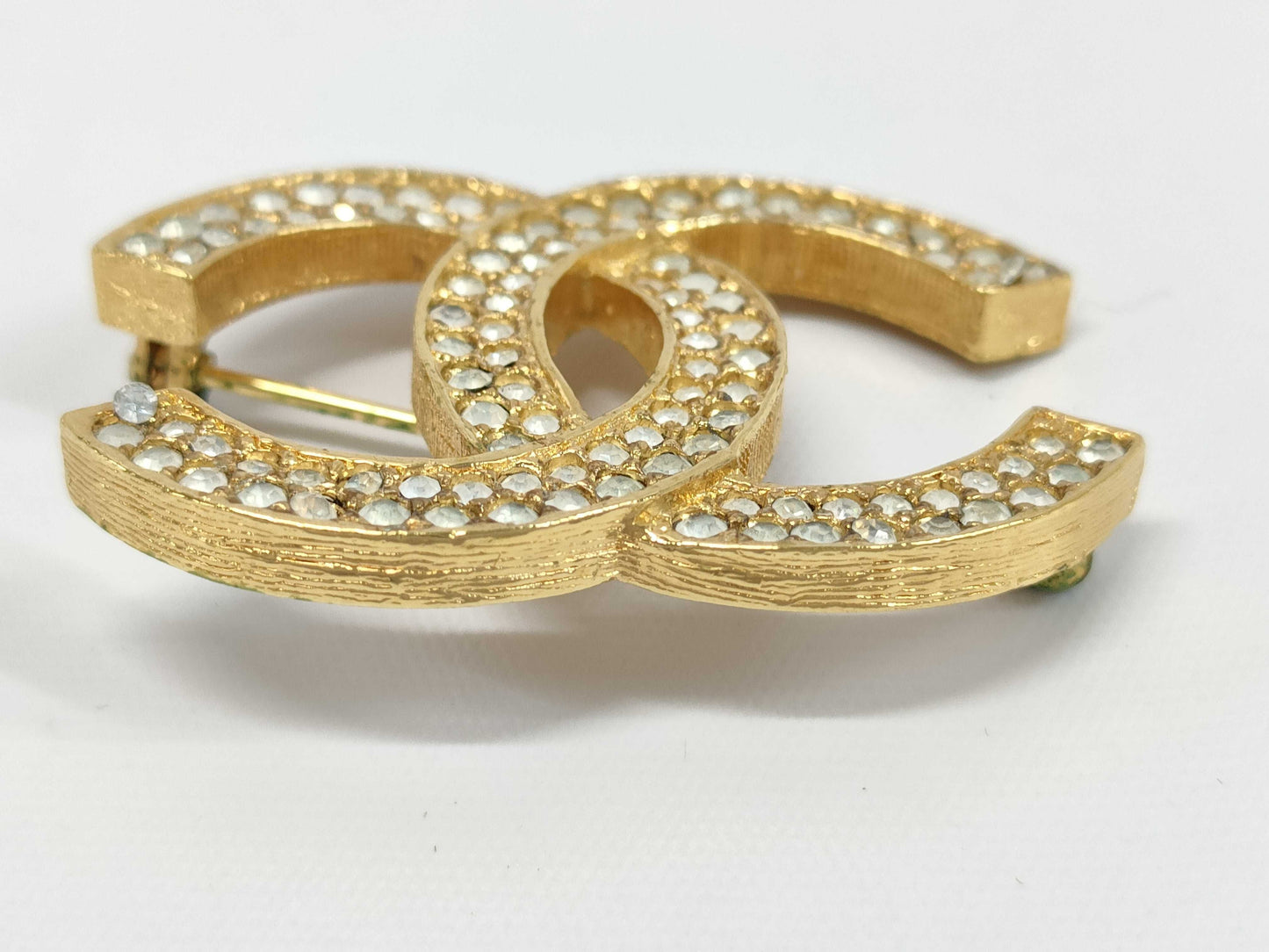 CHANEL Cocomark Rhinestone 174 Brooch Brooch