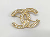 CHANEL Cocomark Rhinestone 174 Brooch Brooch