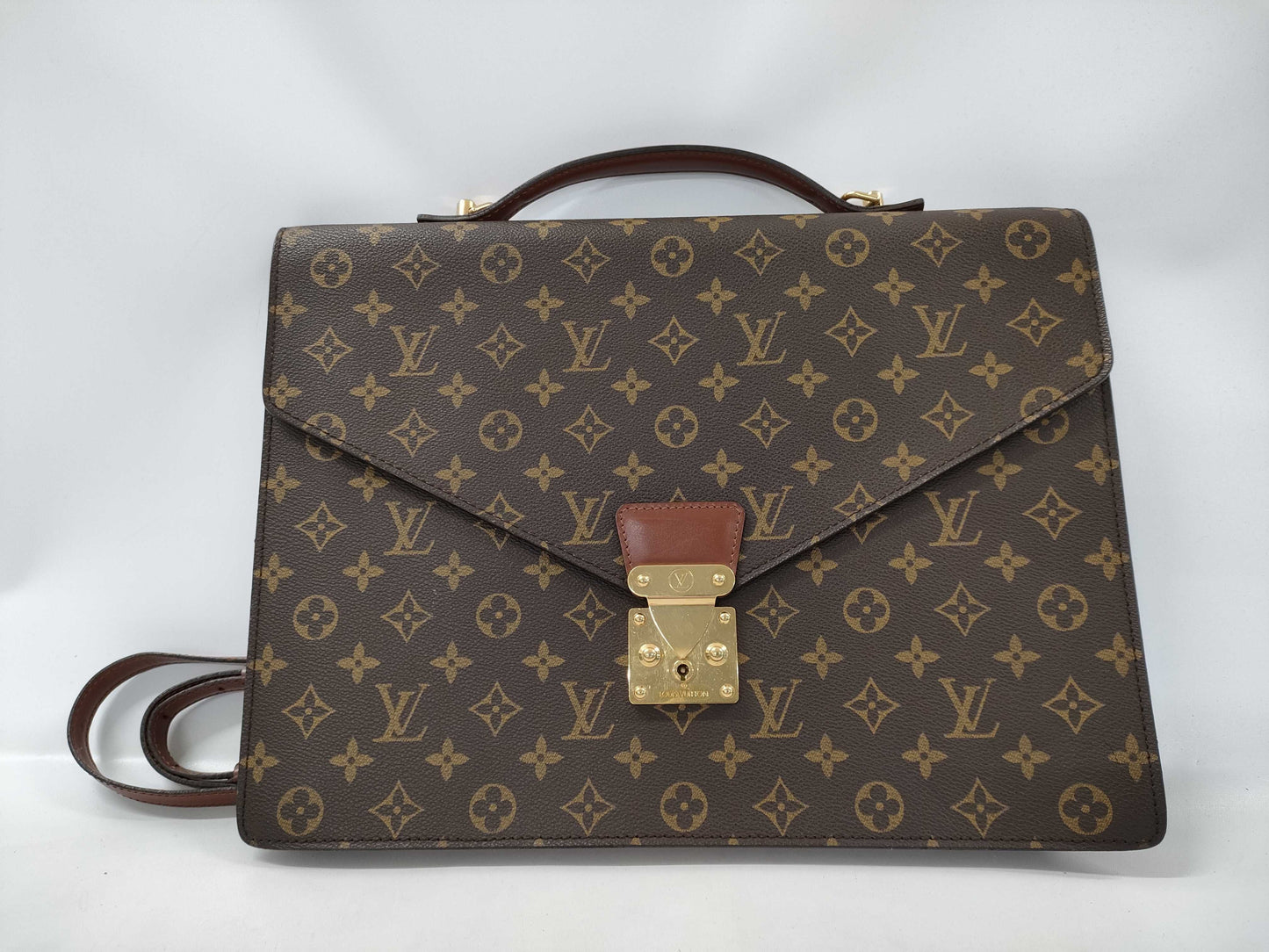 LOUIS VUITTON Monogram Porto Documan Bantriere Business Bag