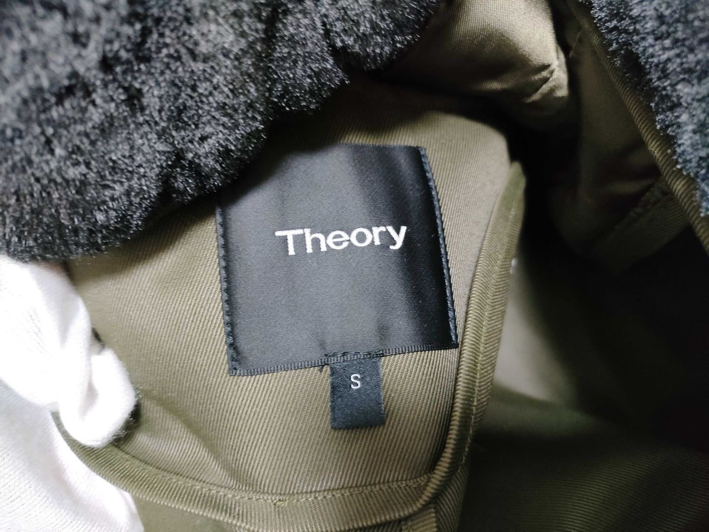 theory down coat jacket