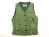 PRADA Green Silk Vest