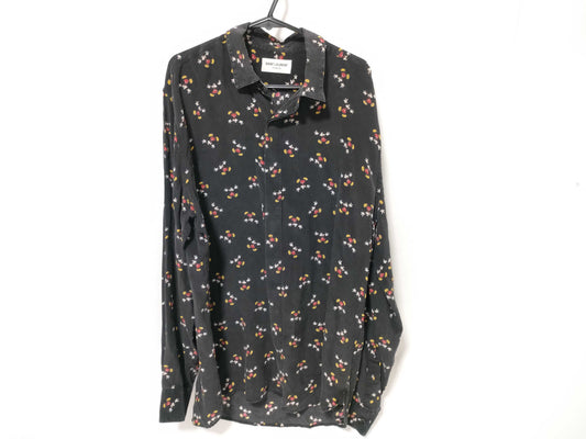 SAINT LAURENT Mickey Mouse all-over print shirt