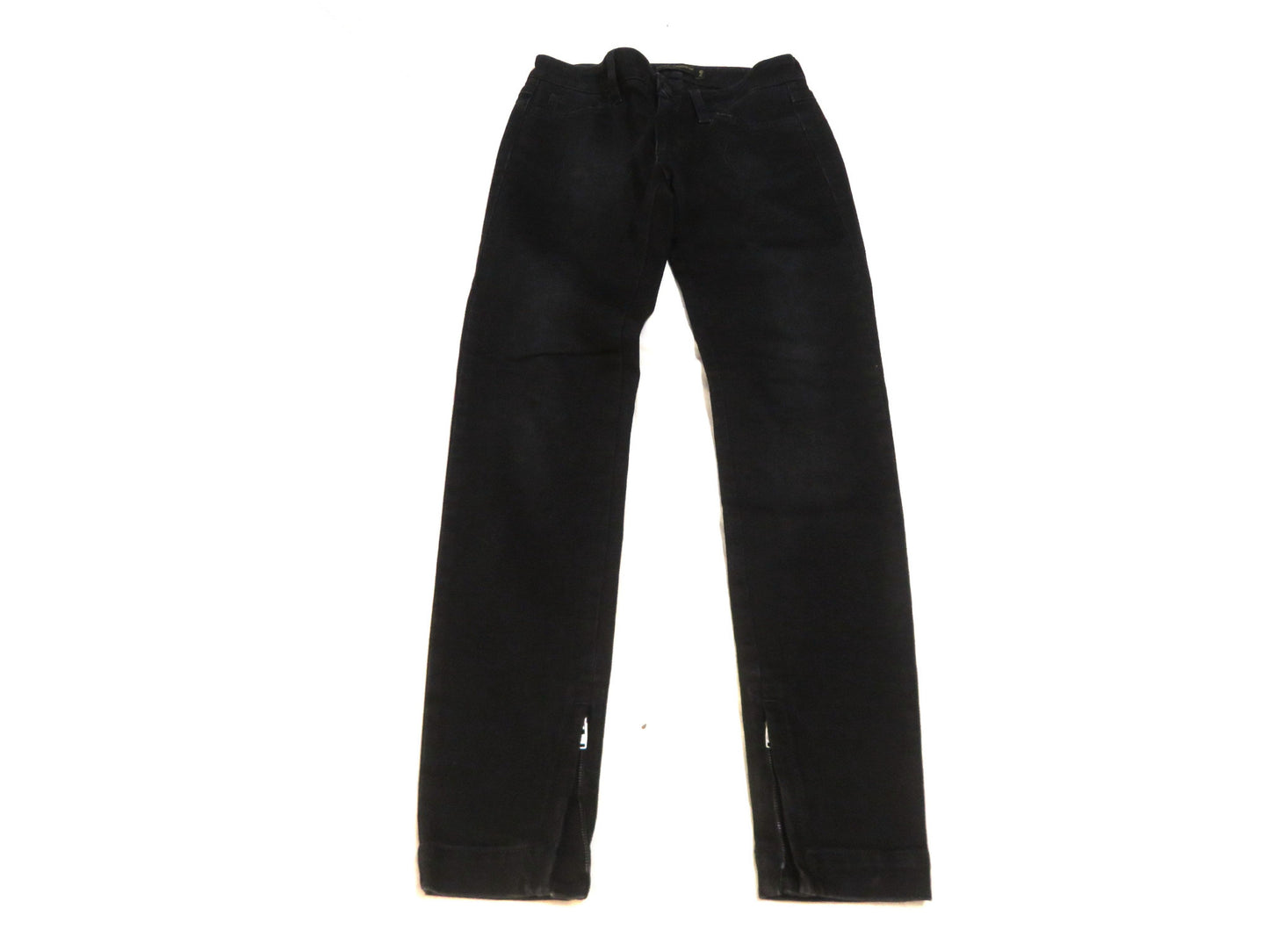 DOLCE&GABBANA Denim Pants, Black, Zippered Hem