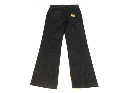 DOLCE&GABBANA Denim Pants Blue Gold Plated? Stitched Pants