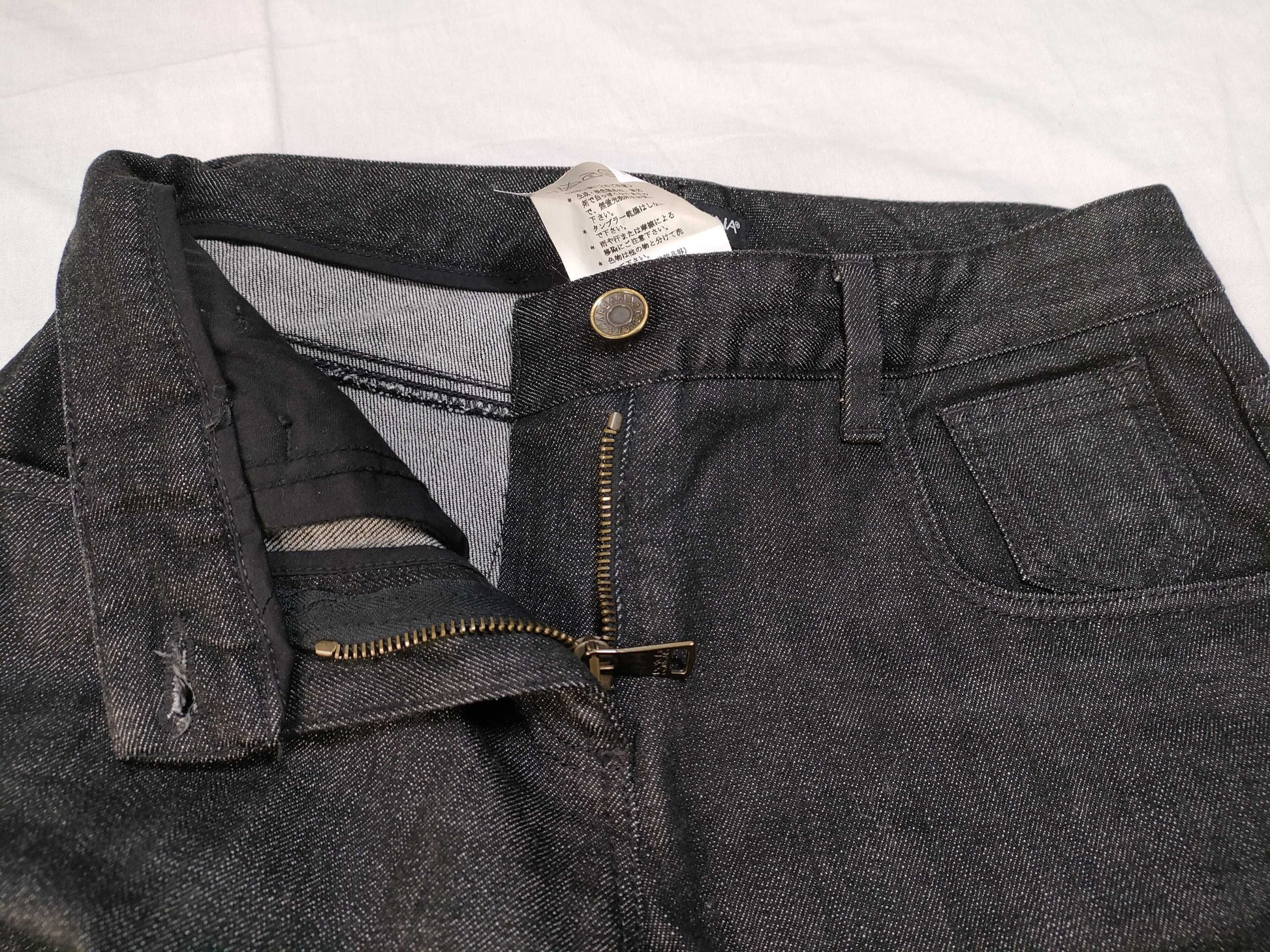 DOLCE&GABBANA Denim Pants Blue Gold Plated? Stitched Pants