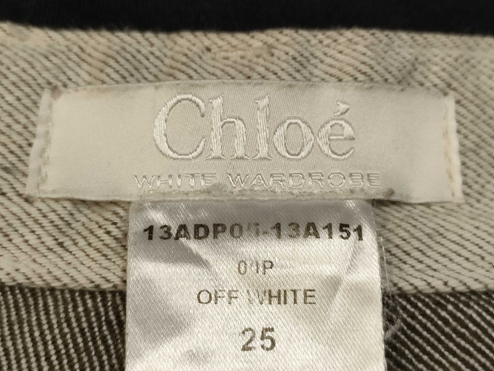 Chloe denim pants white pants