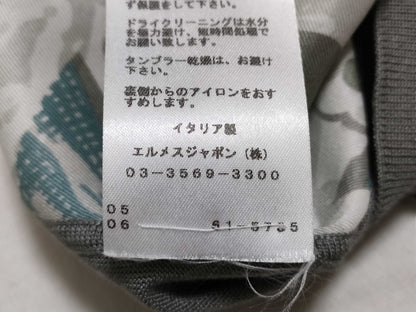 HERMES 100% Silk Cardigan