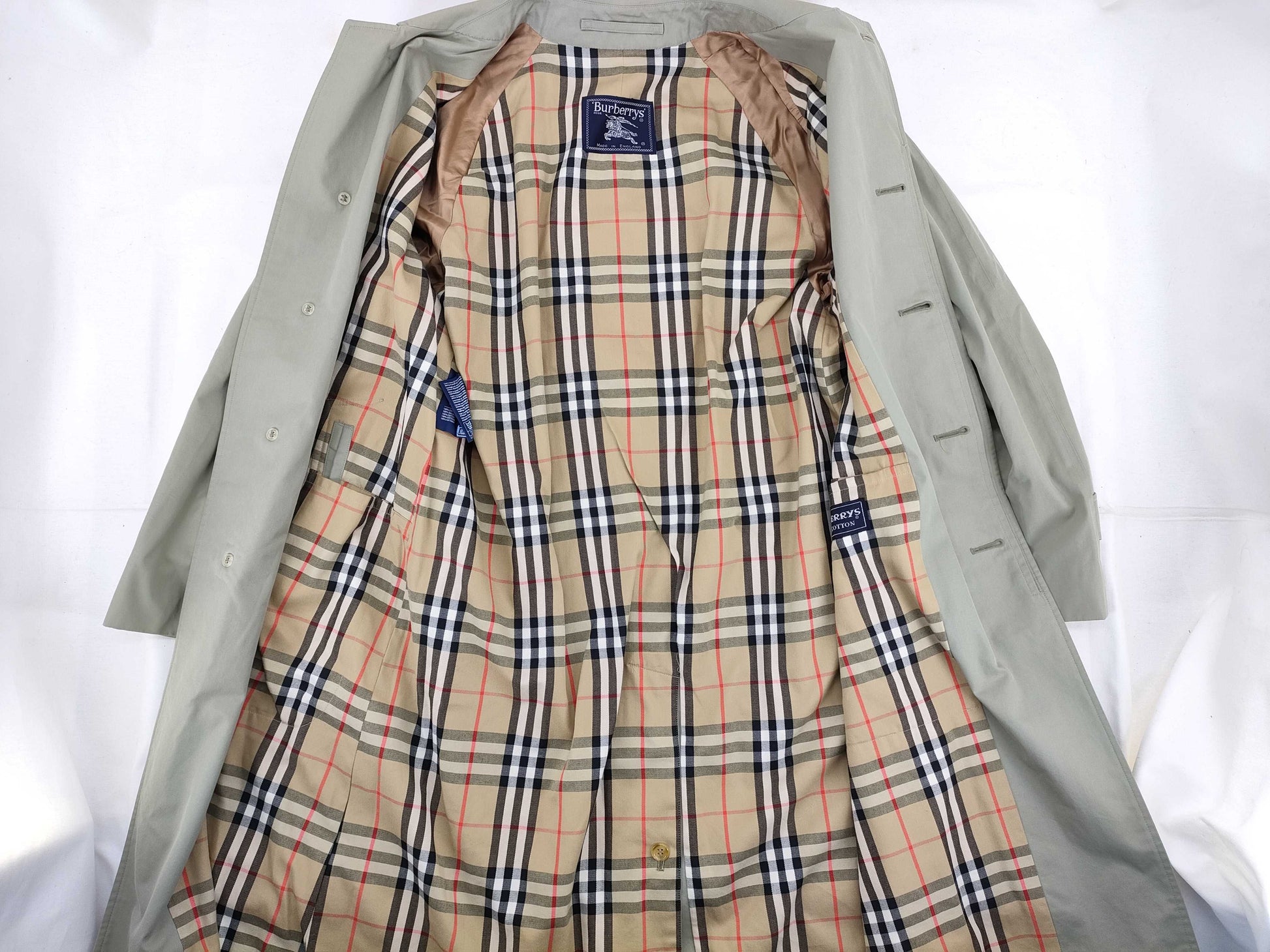 Burberry's Nova Check Trench Coat