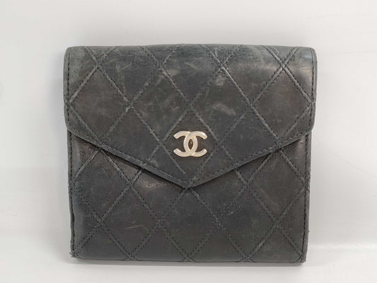 CHANEL Bicolore Compact Wallet Wallet