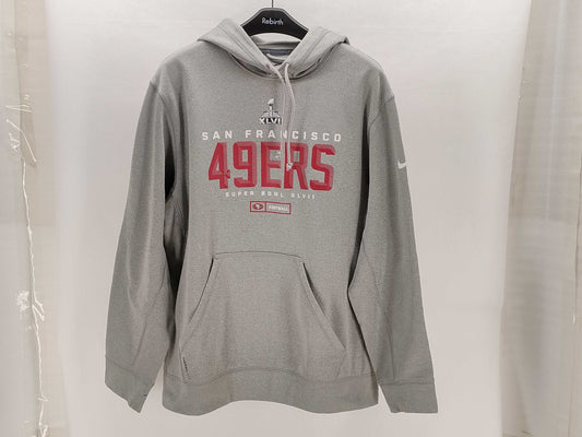 Nike San Francisco 49ers Hoodie Gray Top