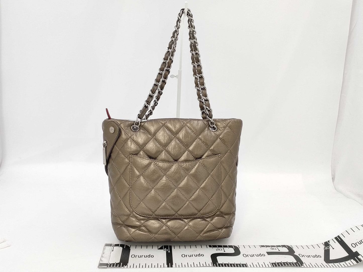 CHANEL Cambon Cotton Club Gold Tote Bag