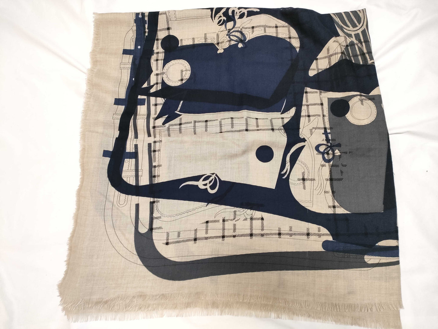 HERMES Carre camails cashmere silk large shawl Other apparel