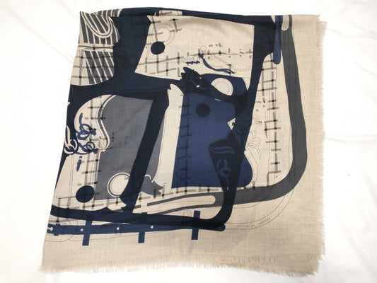 HERMES Carre camails cashmere silk large shawl Other apparel