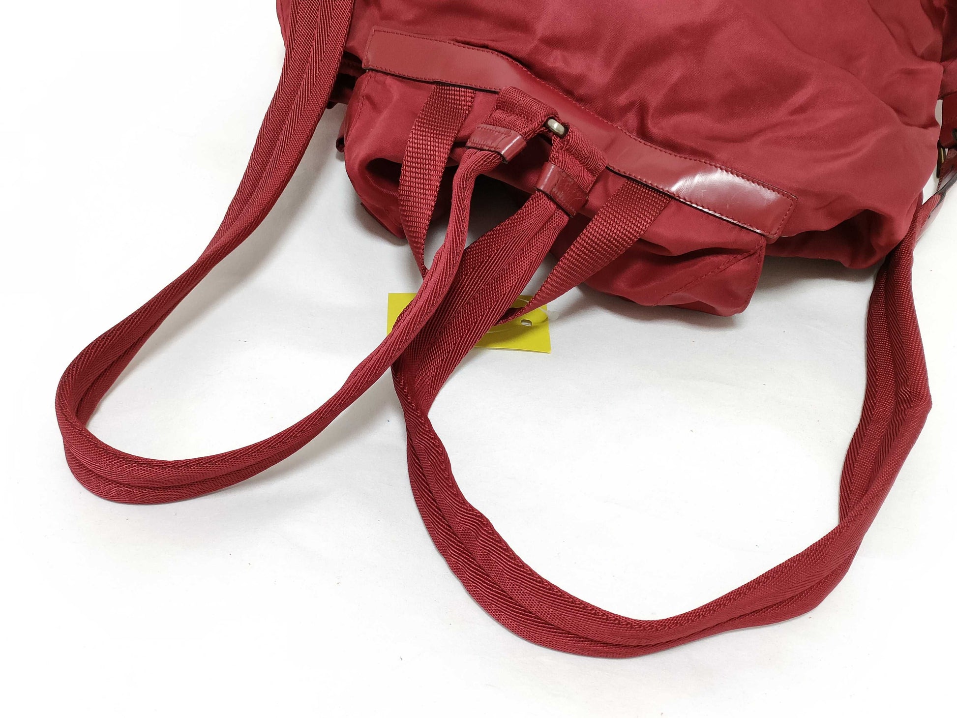 PRADA Nylon B4650 Cherry Backpack