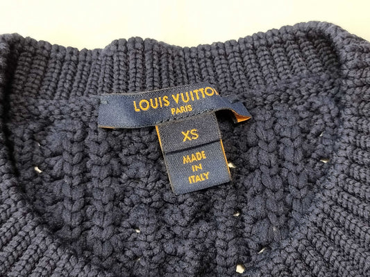 LOUIS VUITTON Cable Knit Cardigan RW221A LJ6 FMKC88 Cardigan