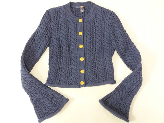LOUIS VUITTON Cable Knit Cardigan RW221A LJ6 FMKC88 Cardigan