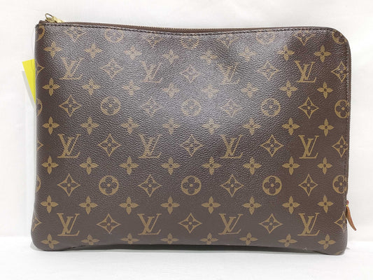 LOUIS VUITTON Monogram M53456 Poche Document Clutch Bag