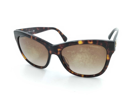 CHANEL Tortoiseshell Sunglasses Sunglasses