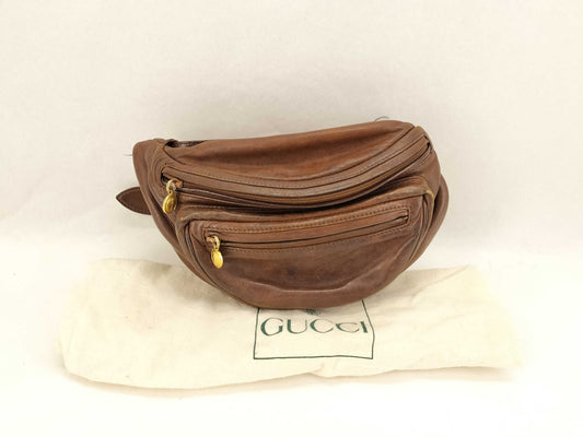 GUCCI Old Brown Waist Bag