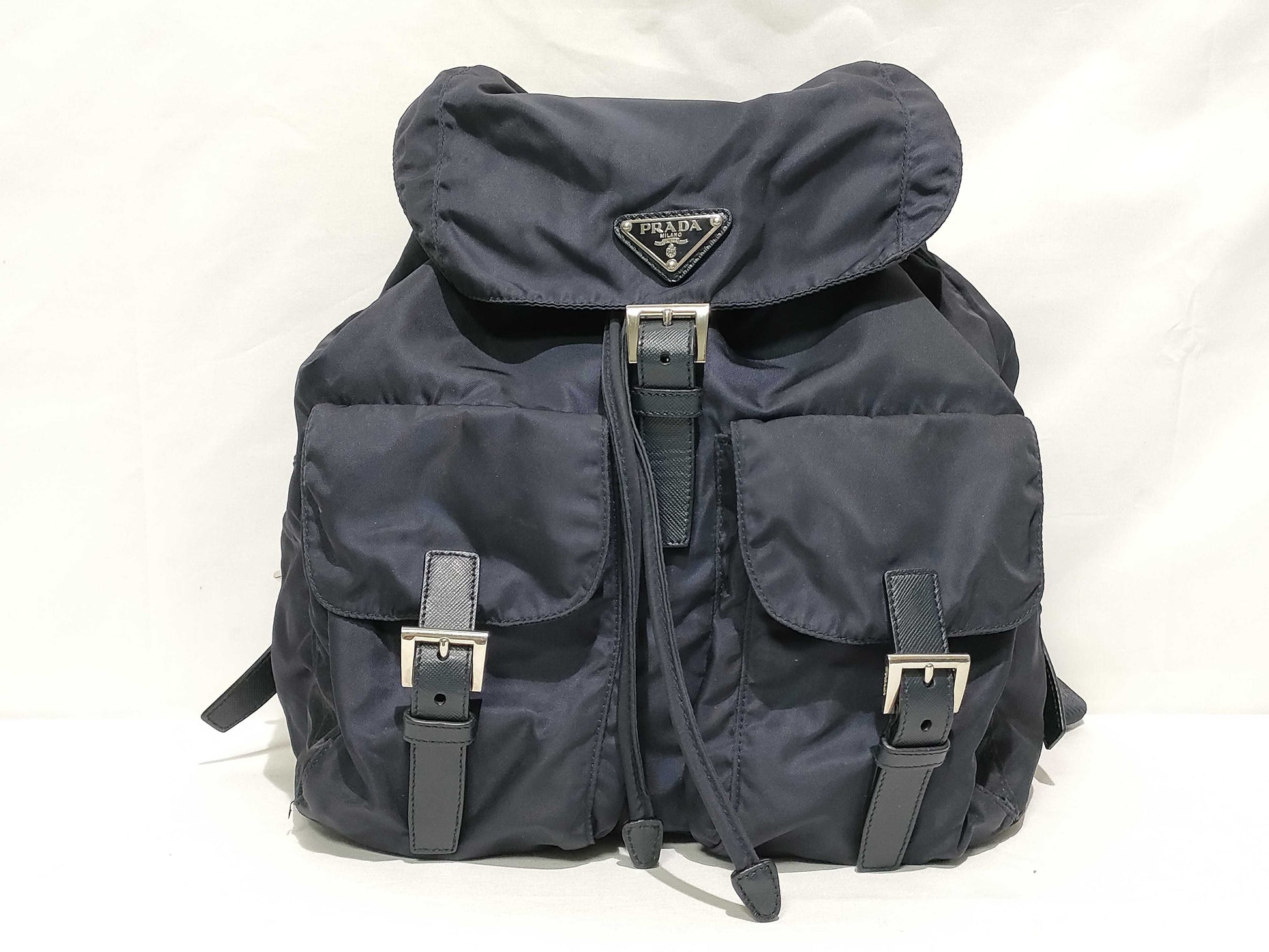 PRADA Nylon Backpack Navy