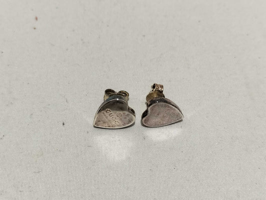 GUCCI 925 Heart Earrings