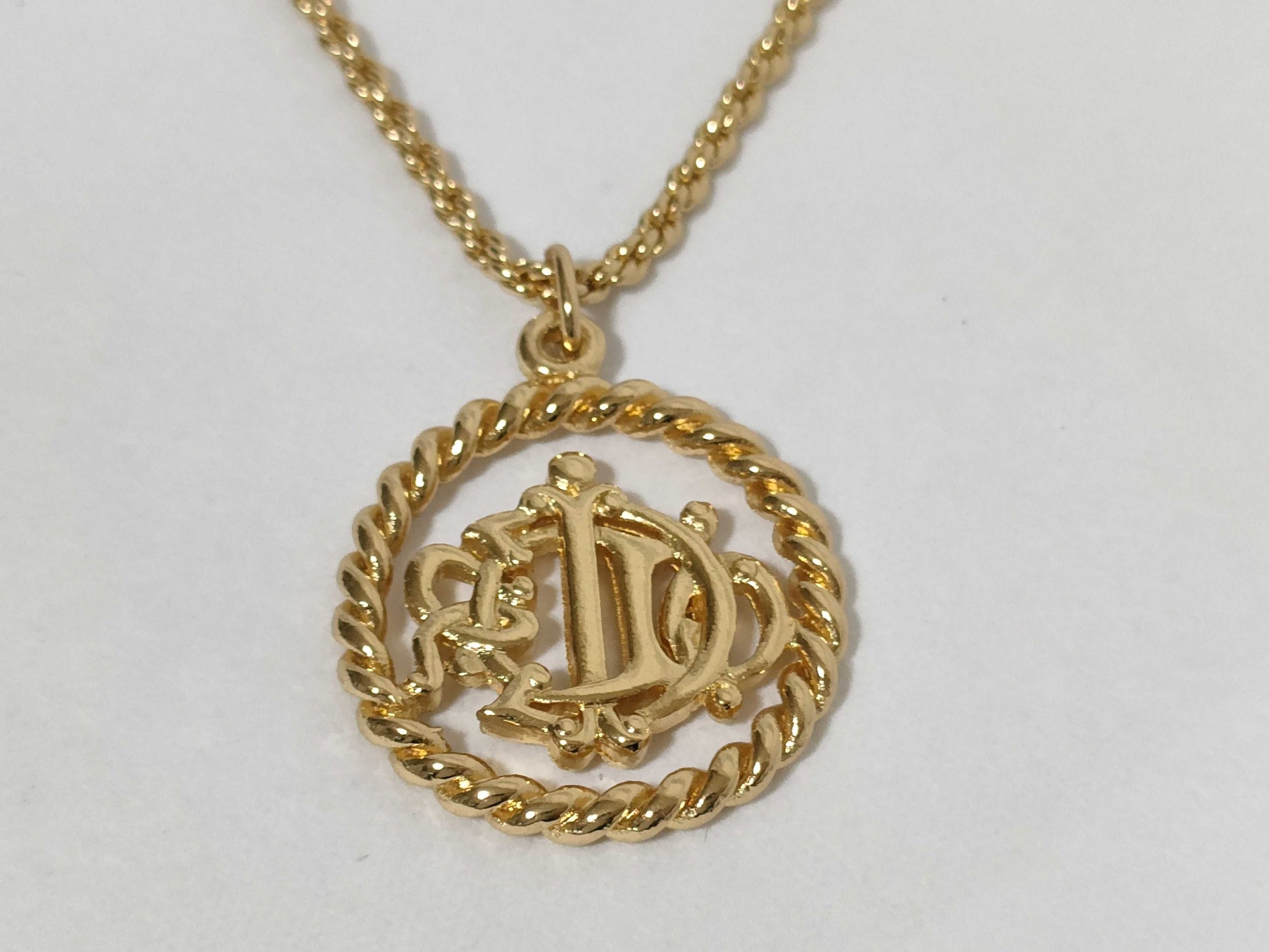 Dior Gold Necklace Necklace