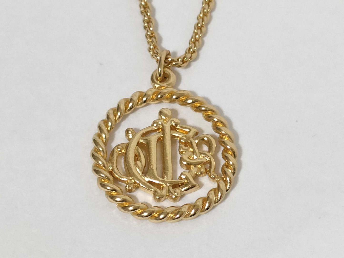 Dior Gold Necklace Necklace