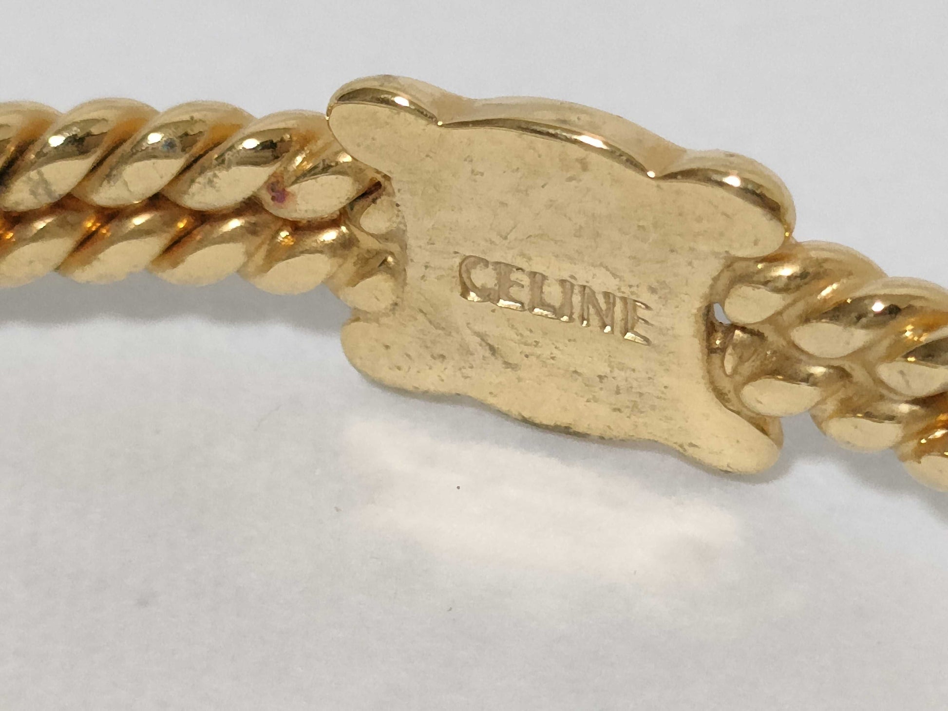CELINE Triomphe Bracelet Gold Bracelet/Bangle