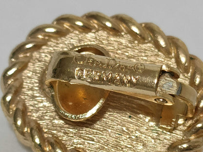 Dior Pearl Gold Earrings