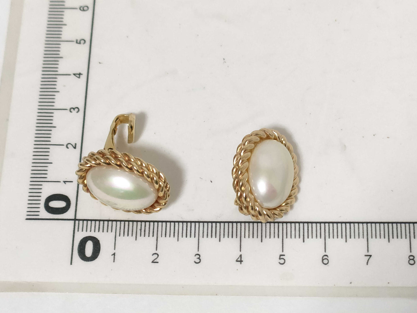 Dior Pearl Gold Earrings