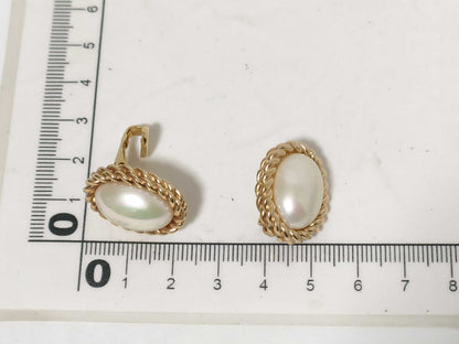 Dior Pearl Gold Earrings