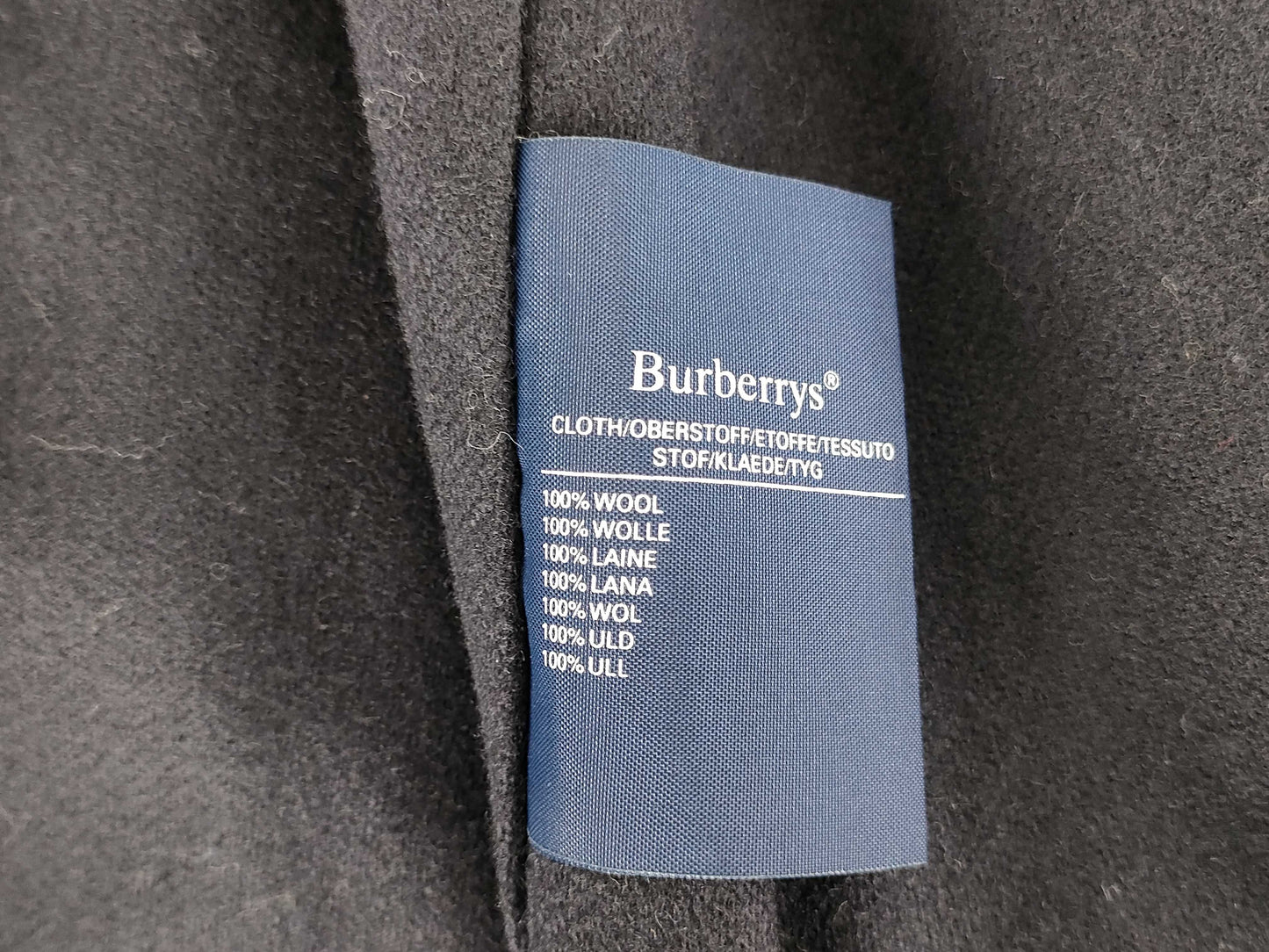 Burberrys Trench Coat with Liner/Detachable Collar and Personalized Name