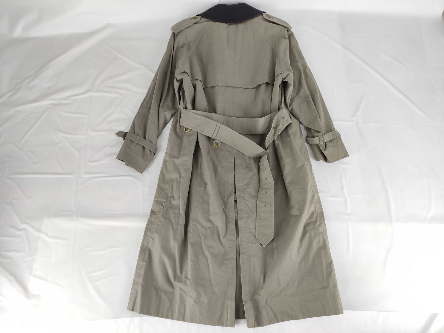 Burberrys Trench Coat with Liner/Detachable Collar and Personalized Name