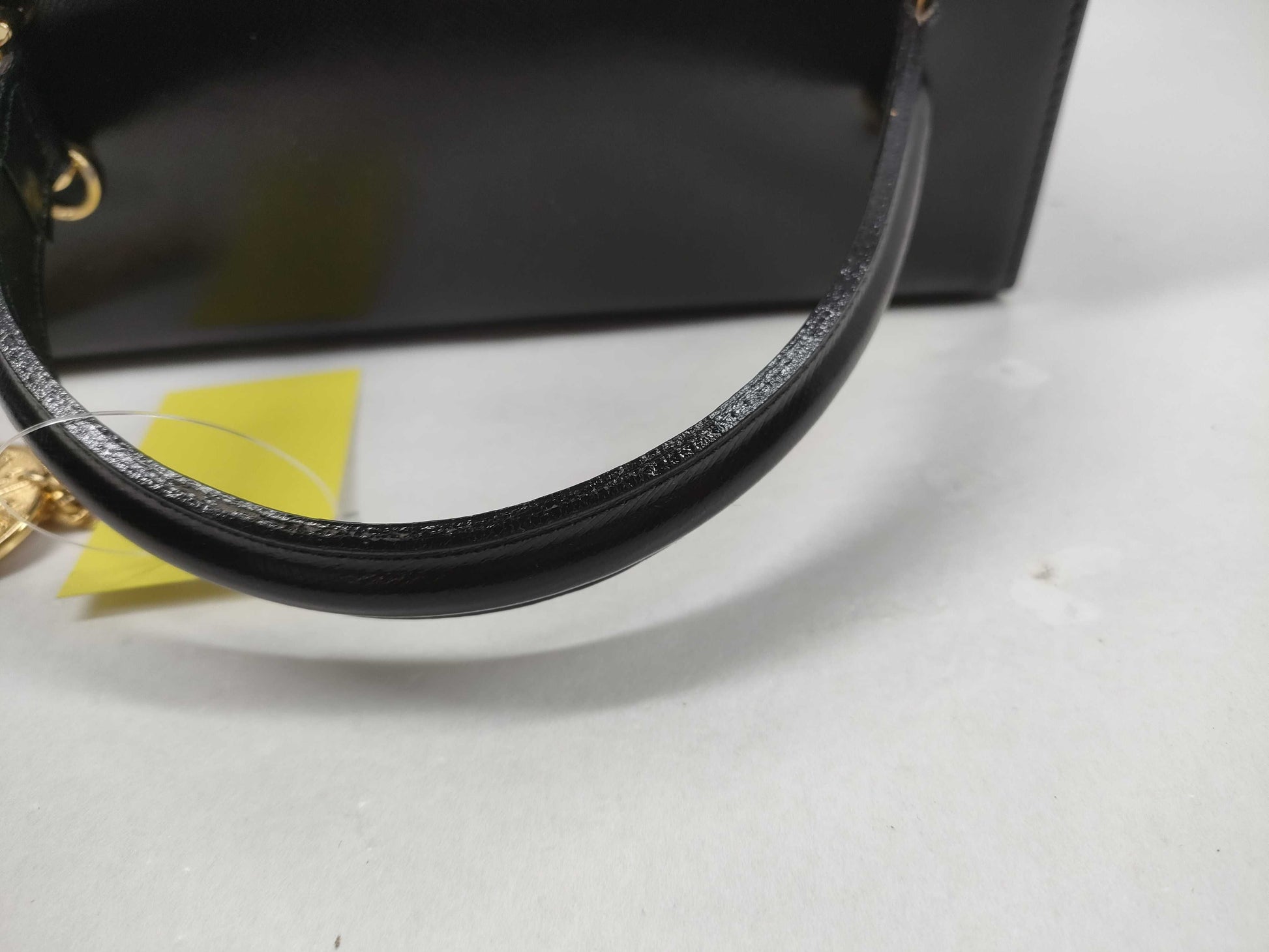 VERSACE Vanity Leather Bag Vanity Bag