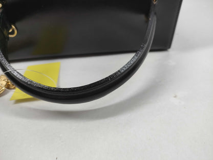 VERSACE Vanity Leather Bag Vanity Bag