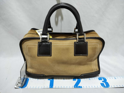 LOEWE Amazona 28 Suede/Leather Handbag