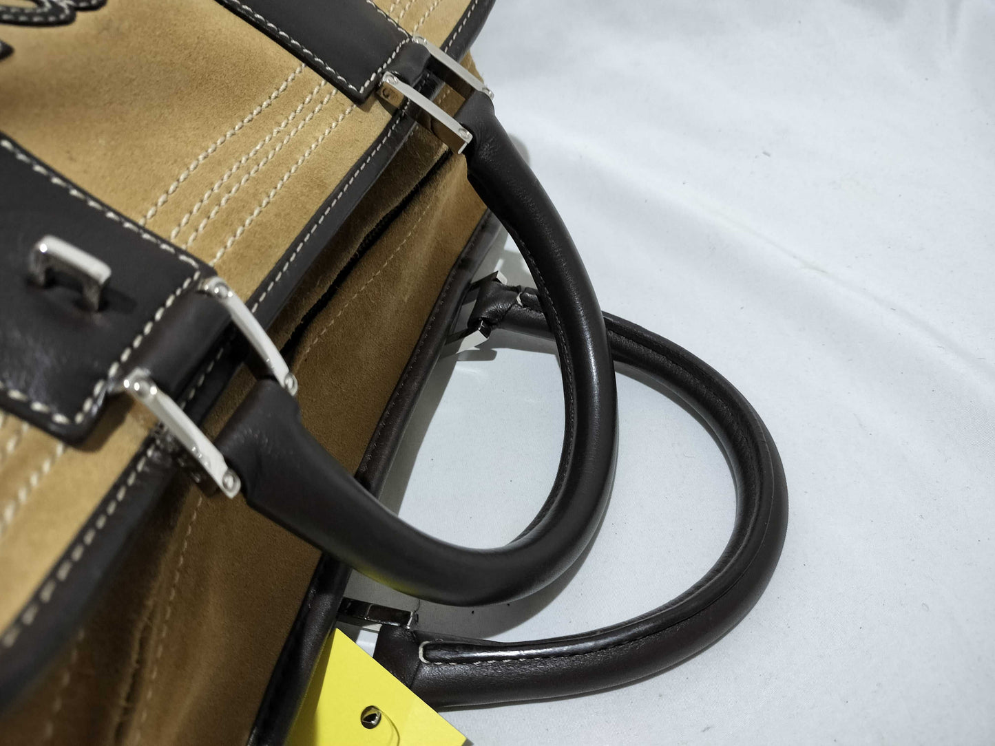 LOEWE Amazona 28 Suede/Leather Handbag