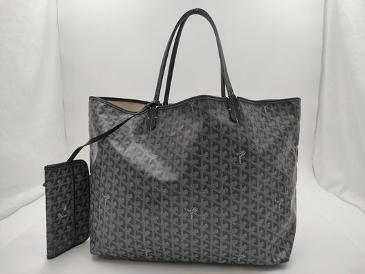 GOYARD Saint-Louis GM Gray Tote Bag