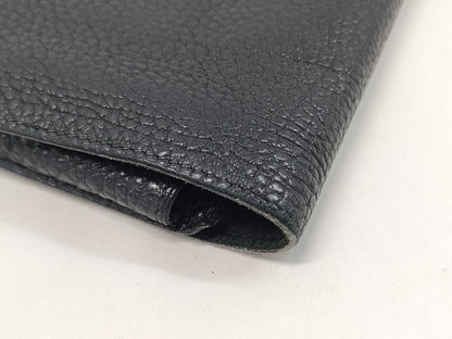 HERMES Dogon GM Black □D Wallet