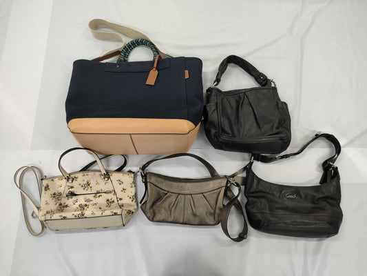 COACH *3/Canvas*1/PVC*1 5-piece bag