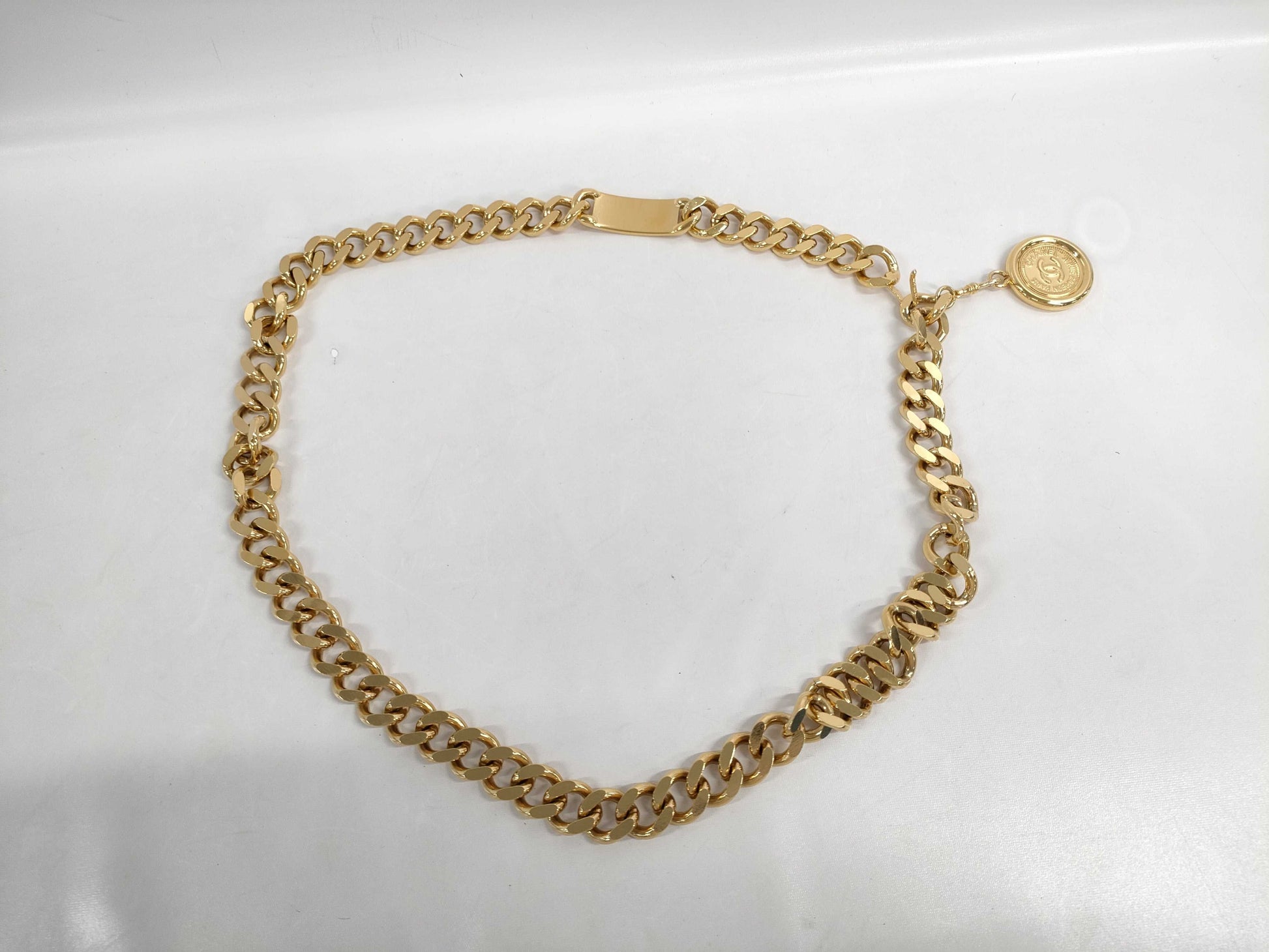 CHANEL Chain Belt 95P Coco Belt