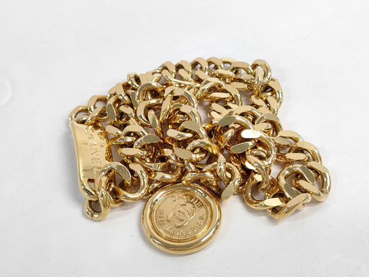 CHANEL Chain Belt 95P Coco Belt