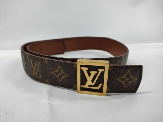 LOUIS VUITTON Monogram Vintage Belt Belt