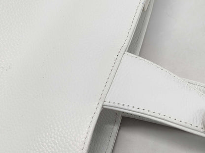 CHANEL Caviar Skin Big Coco Tote Bag White 4th Series Tote Bag