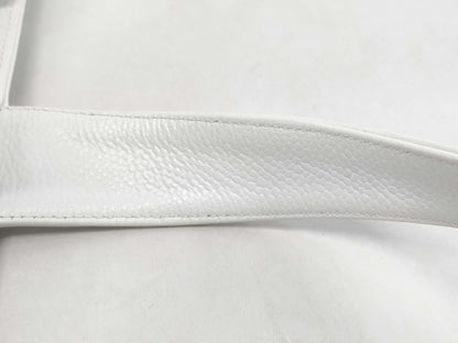 CHANEL Caviar Skin Big Coco Tote Bag White 4th Series Tote Bag